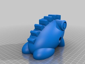 croar de la rana pádel playsets 3d print model - Mito3D