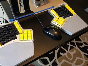 Handgelenk-pad ergodox inifinity Tastatur office Unendlichkeit ergonomische mechanische 3d print model - Mito3D