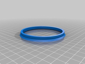 la mia su misura cerchione montaggio a centro ring parti 3d print model - Mito3D