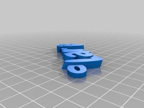 laurie keyfob organização personalizado 3d print model - Mito3D