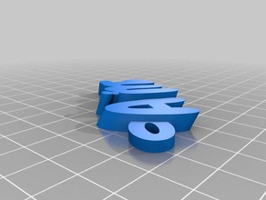 Ziele Schlüsselanhänger - Organisation angepasst 3d print model - Mito3D