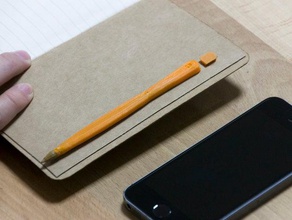 slim pen notebook office accesories accessories accessory bic boligrafo pencil pencilholder pencils write writing 3d print model - Mito3D