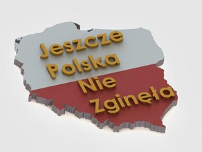 map poland signs logos polska 3d print model - Mito3D