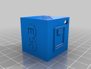 30mm e3d bigbox calibration cube printing tests 3d print model - Mito3D