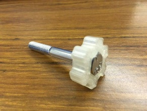 knob 14-20 bolt parts fastener gadgets hardware holder knobs machine threaded thumbscrew thumbwheel 3d print model - Mito3D