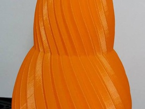 2bulb spiral vase decor 3d print model - Mito3D