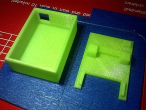 orange openlrs caja del receptor rc vehículos cubierta 3d print model - Mito3D