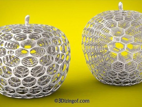 konzentrische apple Mathematik Kunst 3d print model - Mito3D