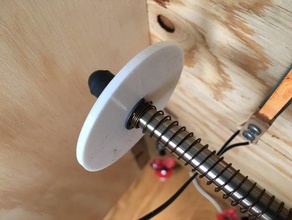 pinball plunger disc electronics 3d print model - Mito3D