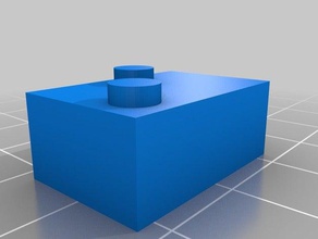 braille ladrillos de la construcción los juguetes las persianas juguete educativo lego compatible 3d print model - Mito3D