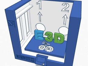 e3d bigbox model printing tests 3d print model - Mito3D