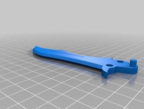 butterfly-Messer 3d drucken 3d print model - Mito3D