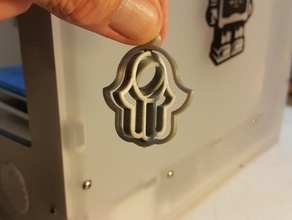 hand fatma main jewelry keychain 3d print model - Mito3D