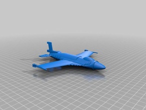 detaylı savaş uçağı 3d baskı 3d print model - Mito3D