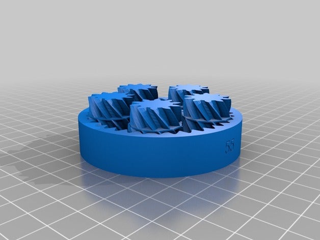 il mio personalizzato differenziale planetario gearset parti 3D print model - Mito3D