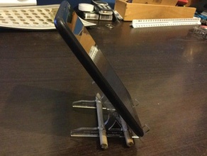 laser cut phone stand gadgets 3d print model - Mito3D