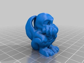 Schlüsselanhänger Sammlung alien cthulhu dragon gummy bear mario star 3d print model - Mito3D