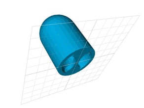 led diffusore shell elettronica 3d print model - Mito3D