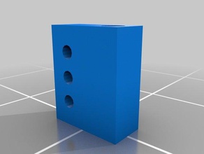 chifre bloco 3d impressão 3d print model - Mito3D