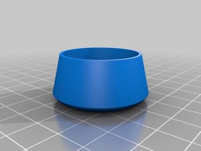my customized tube end cap 1 replacement parts 3d print model - Mito3D