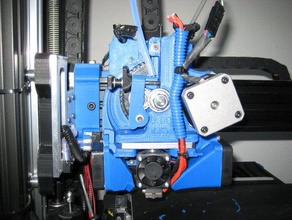 armato di trasporto più alto espulsore montaggio lato sinistro condotto della ventola utilizzando e3dv6 lulzbot taz stampante estrusori 4 5 6 3d print model - Mito3D
