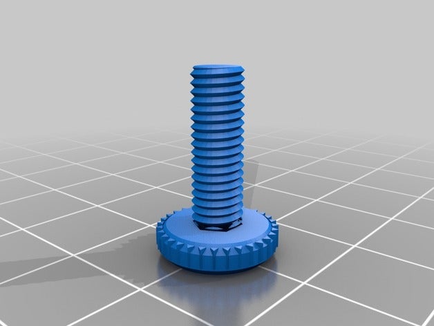 m5 rodada do parafuso partes personalizado 3D print model - Mito3D