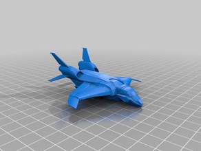 quinjet araç uçak avengers marvel 3d print model - Mito3D