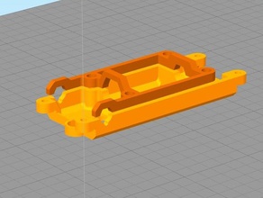 slot car motor pod 2 piece mabuchi toys games mount 3d print model - Mito3D