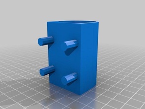 my customized rounded holder pegboards organization 3d print model - Mito3D