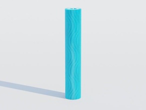 tubix aqua Container tube vase Wasser 3d print model - Mito3D