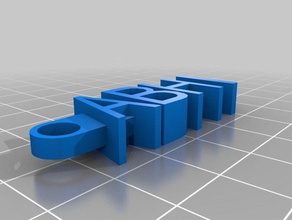 abhi keychain organization customized 3d print model - Mito3D