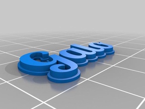 galo Schlüsselanhänger angepasst 3d print model - Mito3D