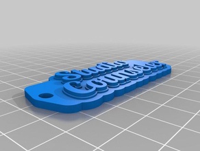 counselor keychains customized 3d print model - Mito3D