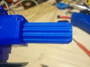 nerf rampage plunger guide mechanical toys gun 3d print model - Mito3D