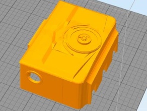 ez-robot jd c3po poitrine pleine la robotique 3d print model - Mito3D