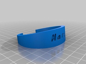 mary bracelet bracelets customized 3d print model - Mito3D