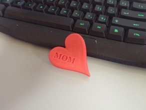 mothers day heart toys games gift happy love mom 3d print model - Mito3D