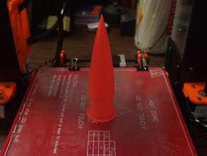 29mm cono de nariz diy modelo cohete 3d print model - Mito3D