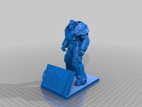fallout 4 stand 3d baskı 3d print model - Mito3D