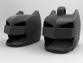 batman helmet key ringnecklaceearring accessories ear rings keyring 3d print model - Mito3D