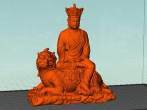 dizang guanyin persone il buddha dio 3d print model - Mito3D