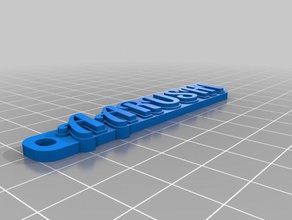 aarushi laurel high keychains customized 3d print model - Mito3D