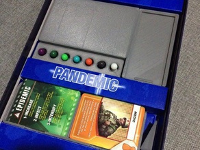 Organizatör salgın tahta oyun kutuları oyuncak aksesuarlar boardgame boardgames masa oyunu aksesuar 3d print model - Mito3D