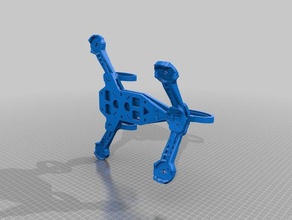 v-tail multicopter 30&deg angle fixed other makeprintable 3d print model - Mito3D