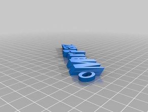 maripaz keychain organization customized 3d print model - Mito3D