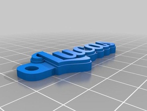 lucas Anahtarlık özelleştirilmiş 3d print model - Mito3D