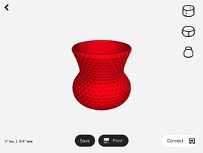 vase à fleur de 30,3 d l'impression 3d print model - Mito3D