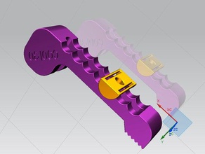 cncmorsetto da tavola 6mm cnc table clamp tools basculante boccola codi-3d codi3d nut stebo 3d print model - Mito3D
