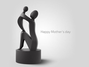 mothers day sculpture sculptures statue test 3d print model - Mito3D