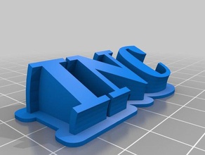 meu personalizados varrendo a placa com o nome inc office 3d print model - Mito3D